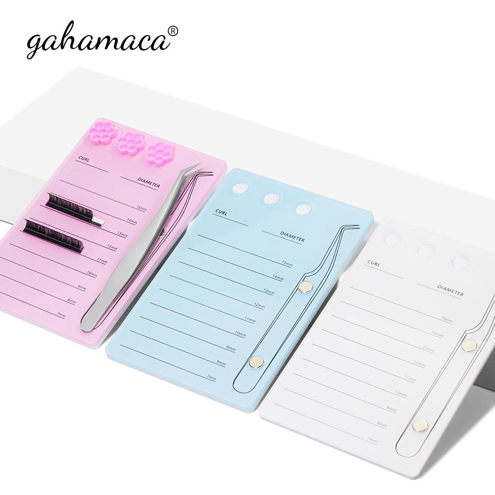 Eyelash Extension Double Lash - Палитра акриловых планшетов для наращивания ресниц