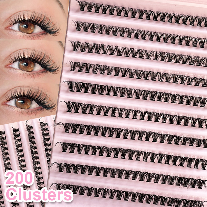 Individual Lash Tray - Индивидуальные ресницы, пучок ресниц, 8-16 мм,