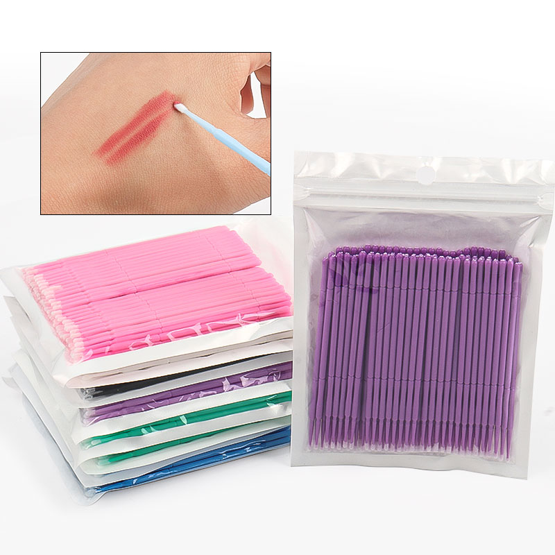 Eyelash Extension Double Lash - 100 шт./пакет, бамбуковые тампоны для наращивания