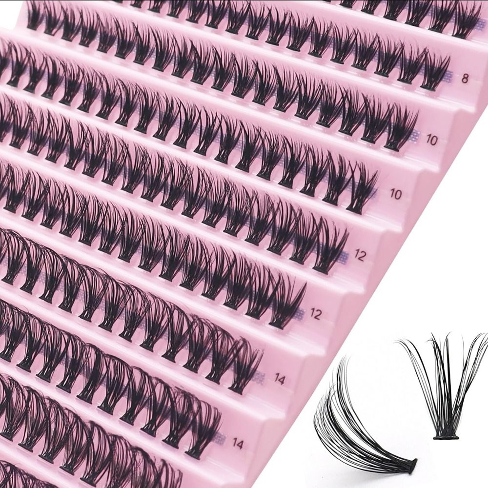 Individual Lash Tray - Индивидуальные кластеры ресниц 40D 8/10/12/14/16 мм