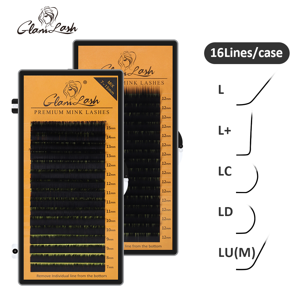 Individual Lash Tray - GLAMLASH L/L+/LC/LD/LU/M завитки норковых ресниц для