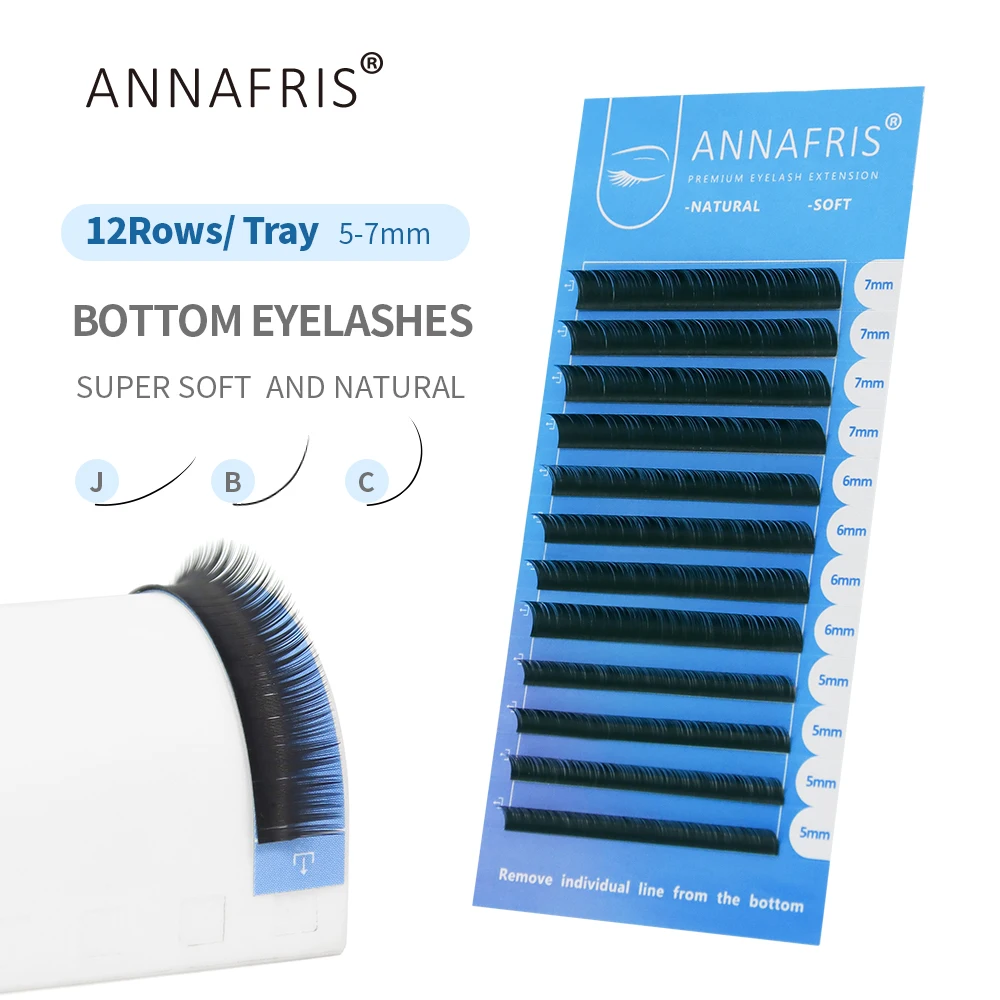 ANNAFRIS нижние ресницы 5-7 мм – обзор и цена Individual Lash Tray