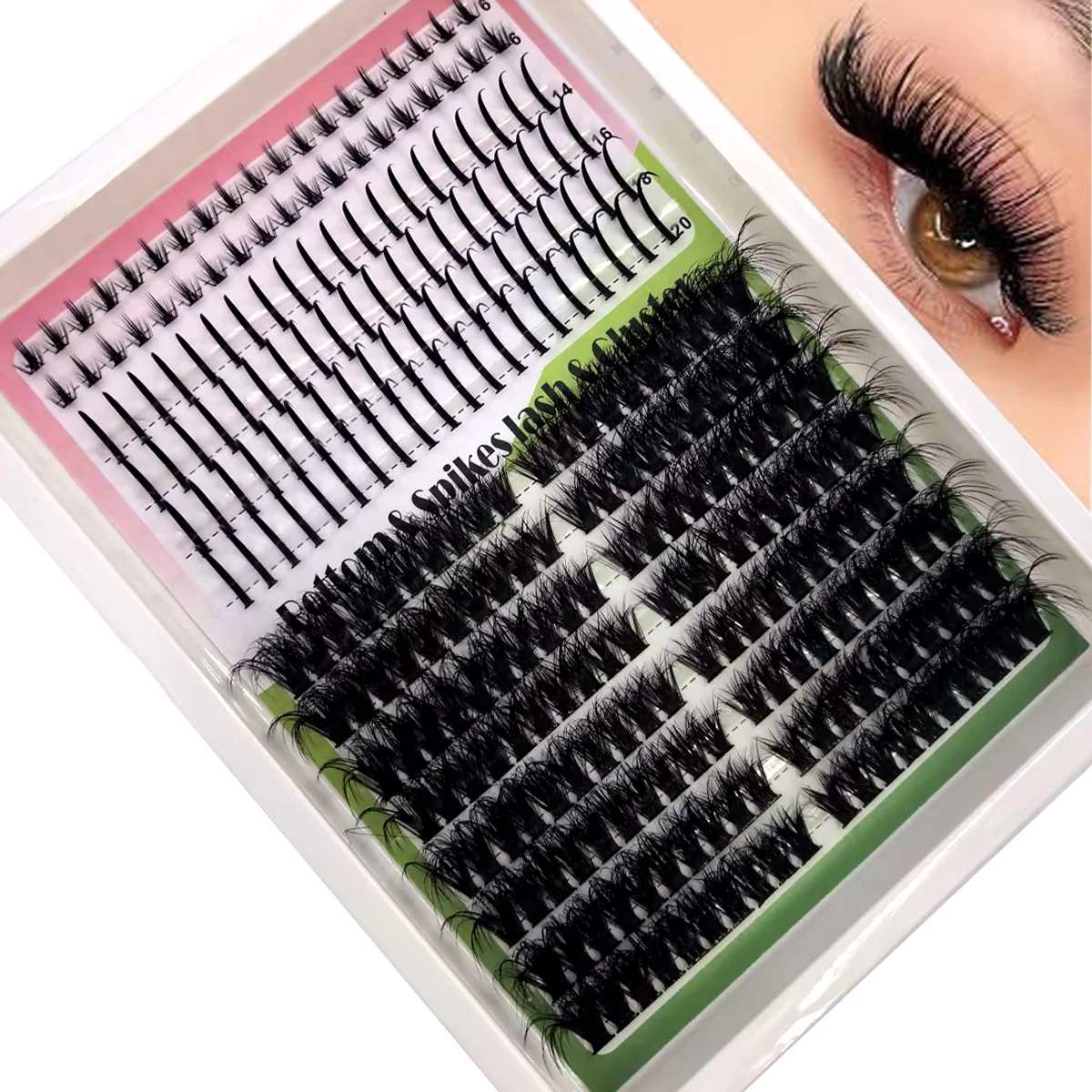 Набор накладных ресниц AMSDCN  – обзор и цена Eyelash Extension Full Set