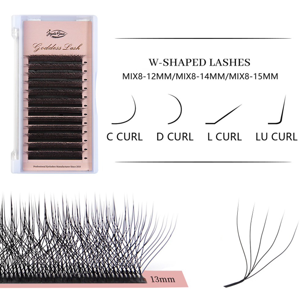 Накладные ресницы Goddess W3D  – обзор и цена Individual Lash Tray
