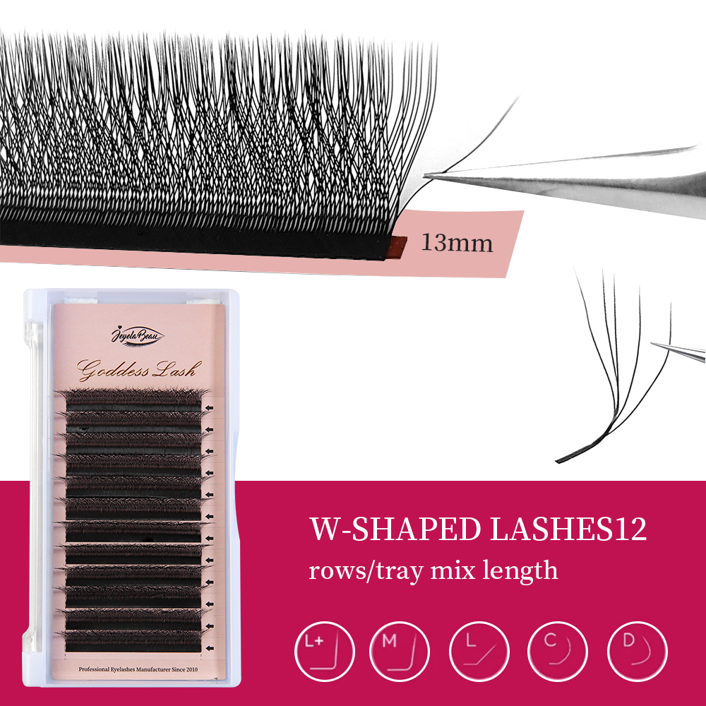 Накладные ресницы Goddess W3D  – обзор и цена Individual Lash Tray