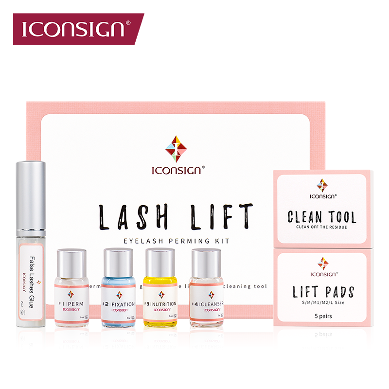 ICONSIGN Набор для подтяжки ре – обзор и цена Eyelash Extension Full Set