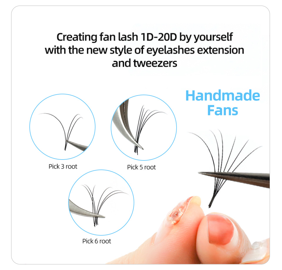 Накладные ресницы AGUUD J B C  – обзор и цена Individual Lash Tray