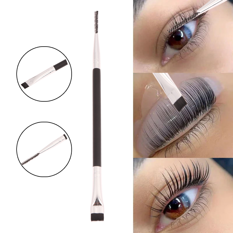 Двусторонняя щетка для ламинир – обзор и цена Eyelash Extension Double Lash