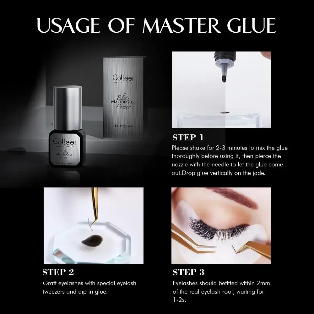 Gollee 0. Стандартный клей для – обзор и цена Eyelash Extension Gel Remover