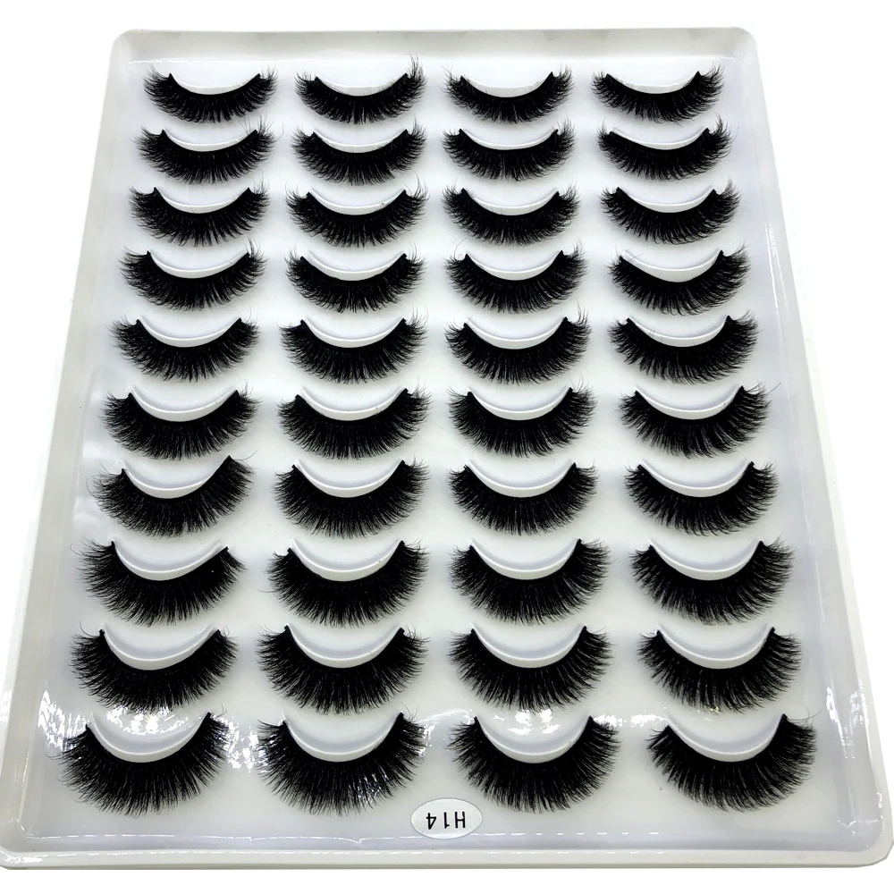AMSDCN Новые 20 пар натуральны – обзор и цена Eyelash Extension Full Set